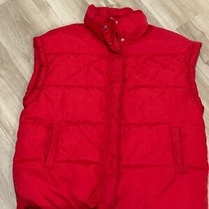 Red Puffer Vest
